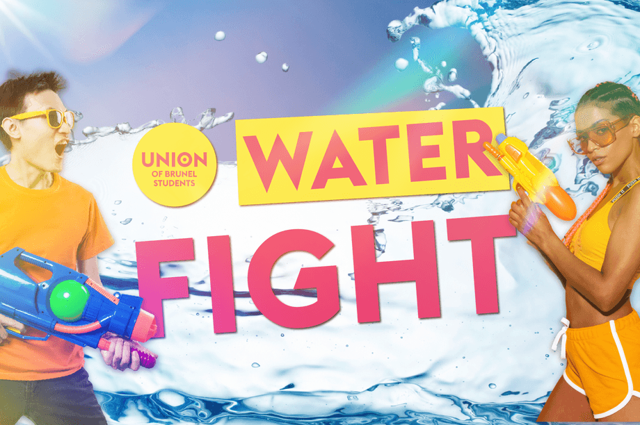 Water Fight On Campus!